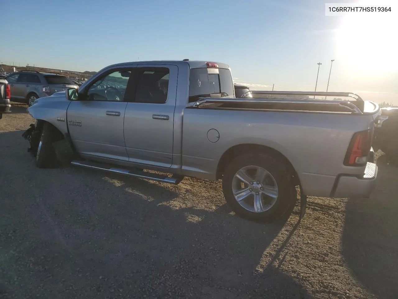 2017 Ram 1500 Sport VIN: 1C6RR7HT7HS519364 Lot: 77701194