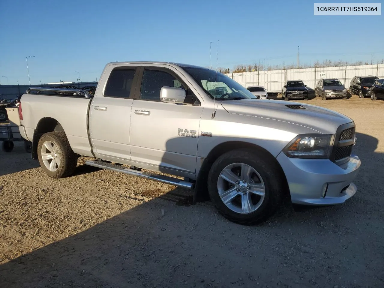 2017 Ram 1500 Sport VIN: 1C6RR7HT7HS519364 Lot: 77701194