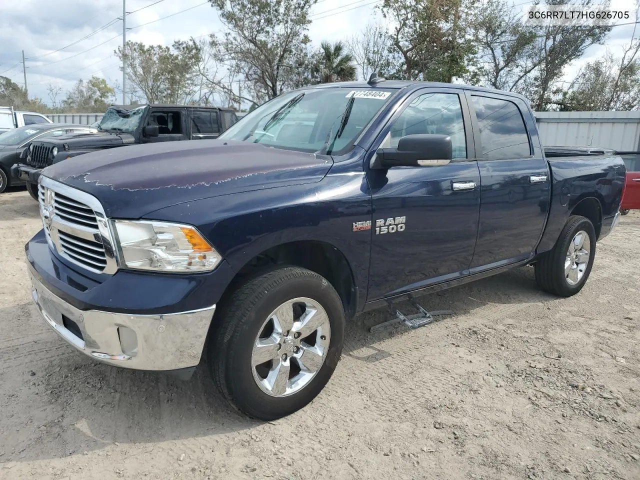 2017 Ram 1500 Slt VIN: 3C6RR7LT7HG626705 Lot: 77748404