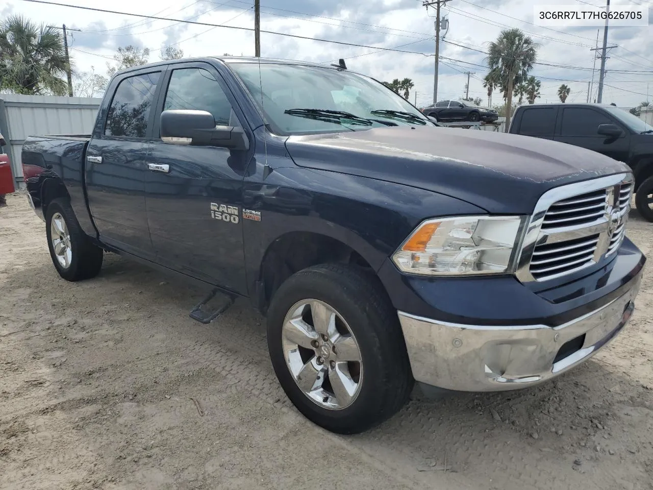 2017 Ram 1500 Slt VIN: 3C6RR7LT7HG626705 Lot: 77748404