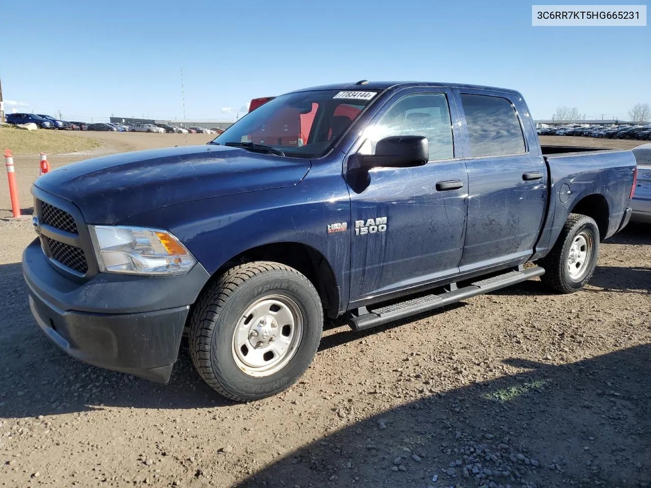 2017 Ram 1500 St VIN: 3C6RR7KT5HG665231 Lot: 77834144