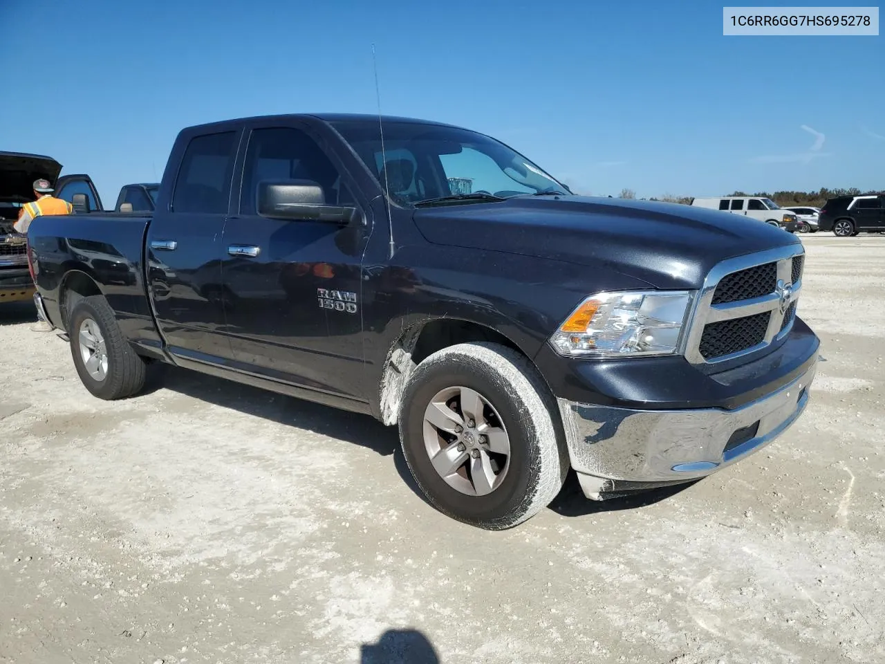 2017 Ram 1500 Slt VIN: 1C6RR6GG7HS695278 Lot: 77907564