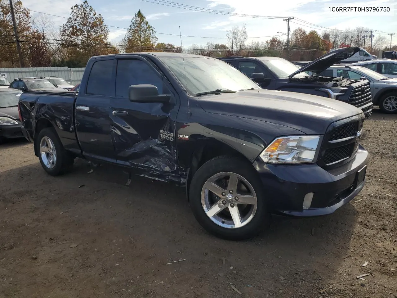 2017 Ram 1500 St VIN: 1C6RR7FT0HS796750 Lot: 78000244