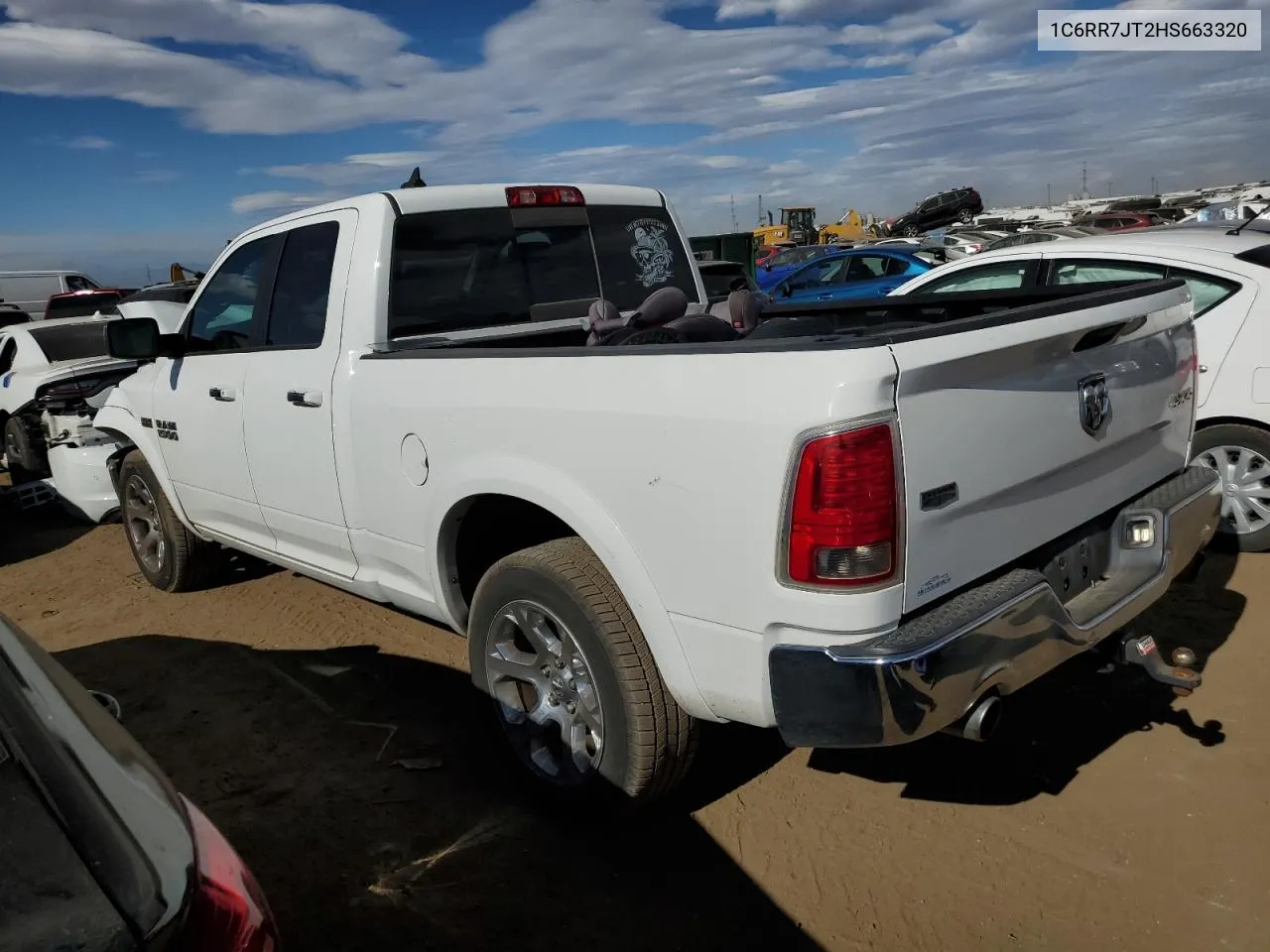 2017 Ram 1500 Laramie VIN: 1C6RR7JT2HS663320 Lot: 78181764