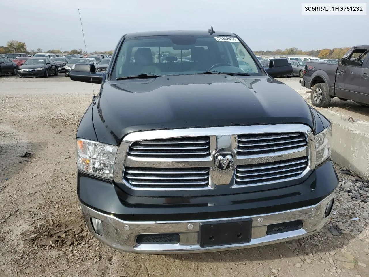 2017 Ram 1500 Slt VIN: 3C6RR7LT1HG751232 Lot: 78362014