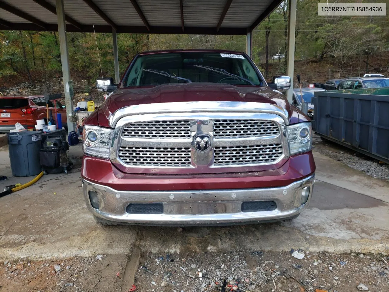 2017 Ram 1500 Laramie VIN: 1C6RR7NT7HS854936 Lot: 80695264