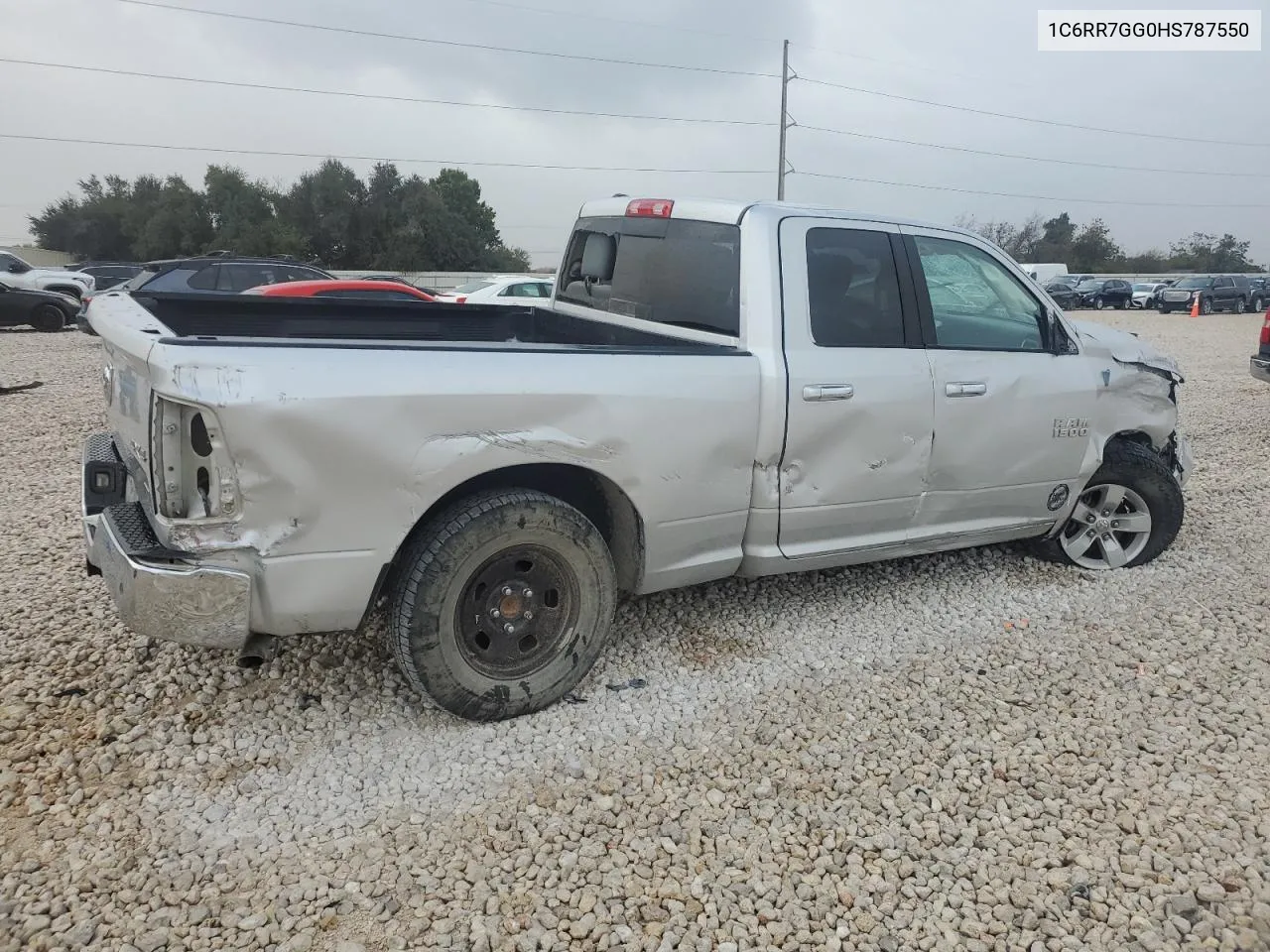 2017 Ram 1500 Slt VIN: 1C6RR7GG0HS787550 Lot: 80794494