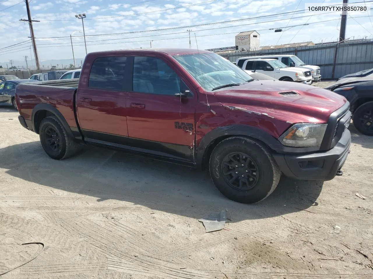 2017 Ram 1500 Rebel VIN: 1C6RR7YTXHS850780 Lot: 81280414