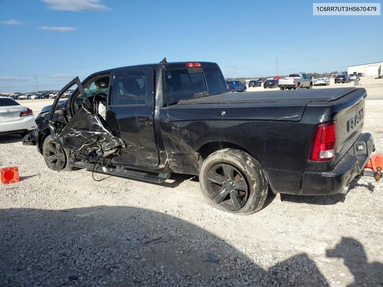 2017 Ram 1500 Sport VIN: 1C6RR7UT3HS670479 Lot: 82122983