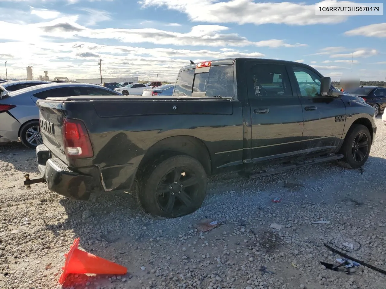 2017 Ram 1500 Sport VIN: 1C6RR7UT3HS670479 Lot: 82122983