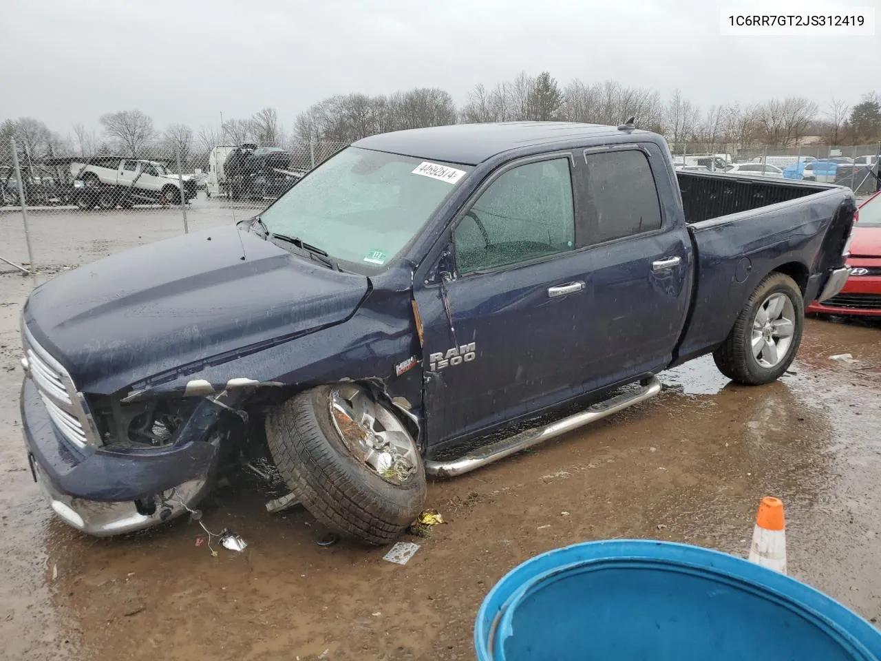 2018 Ram 1500 Slt VIN: 1C6RR7GT2JS312419 Lot: 44692874