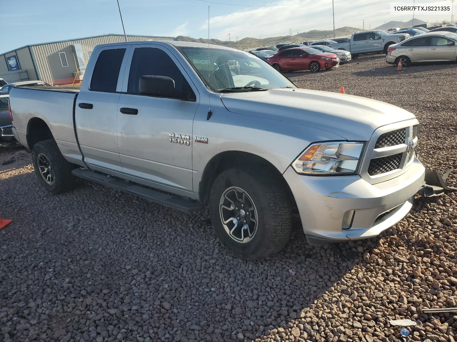 2018 Ram 1500 St VIN: 1C6RR7FTXJS221335 Lot: 46692664