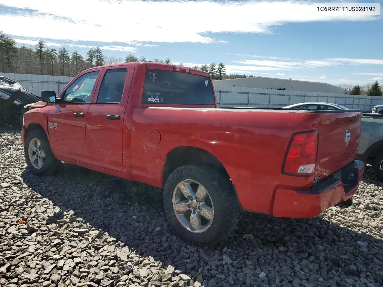 2018 Ram 1500 St VIN: 1C6RR7FT1JS328192 Lot: 48269564