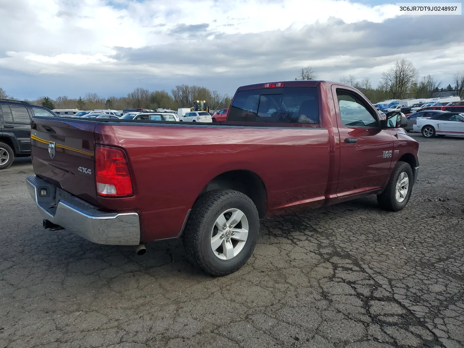 2018 Ram 1500 St VIN: 3C6JR7DT9JG248937 Lot: 48492484