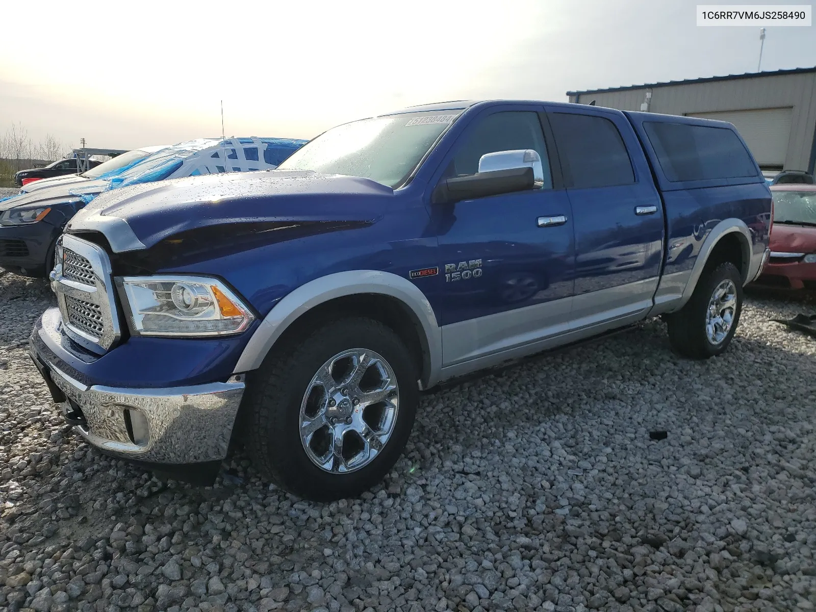 2018 Ram 1500 Laramie VIN: 1C6RR7VM6JS258490 Lot: 51238484