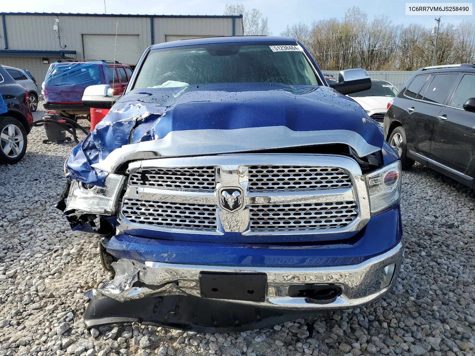 2018 Ram 1500 Laramie VIN: 1C6RR7VM6JS258490 Lot: 51238484