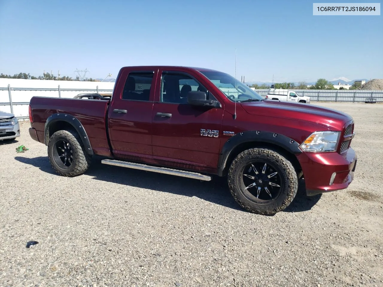 2018 Ram 1500 St VIN: 1C6RR7FT2JS186094 Lot: 52326514