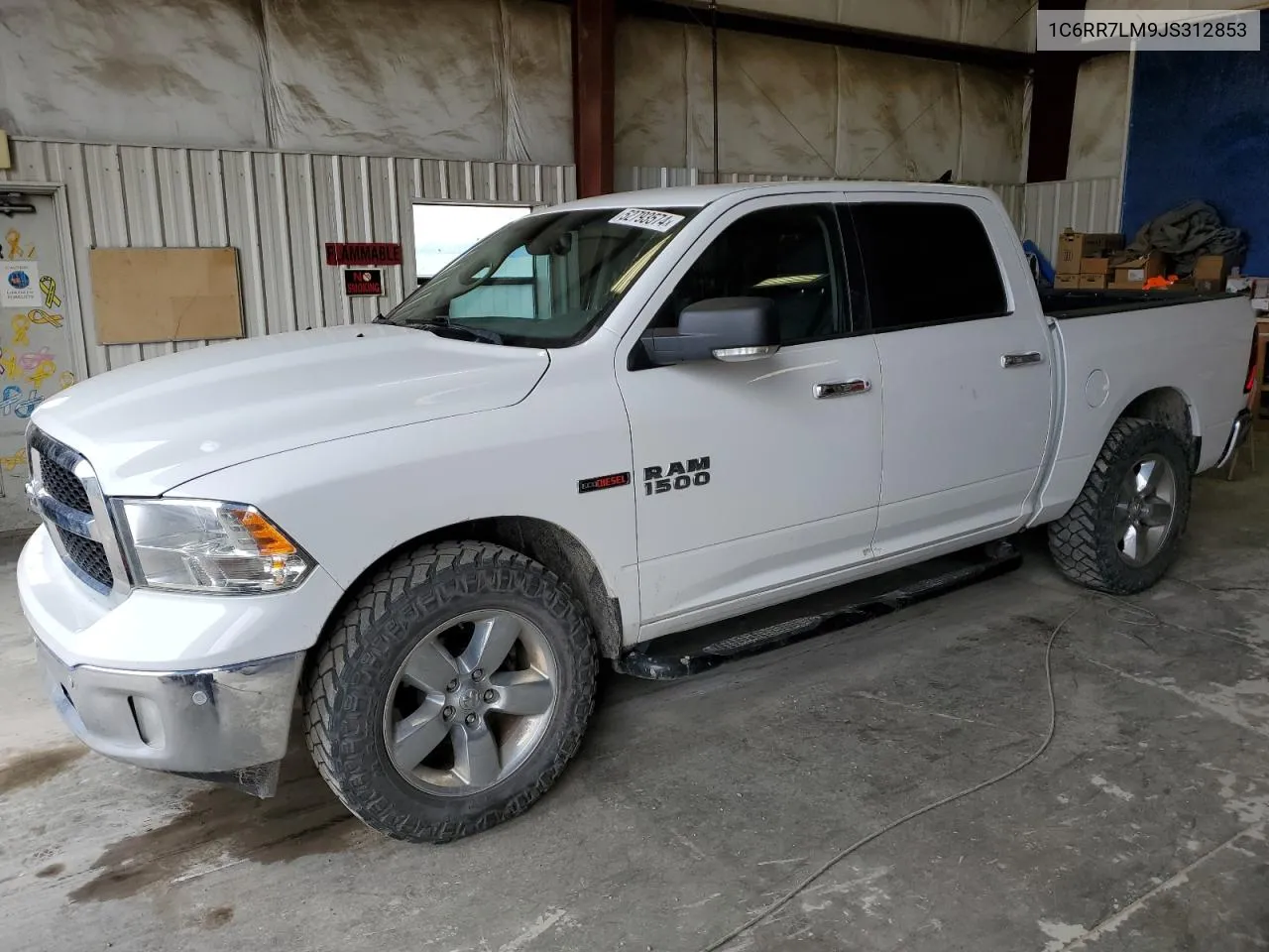 2018 Ram 1500 Slt VIN: 1C6RR7LM9JS312853 Lot: 52793574