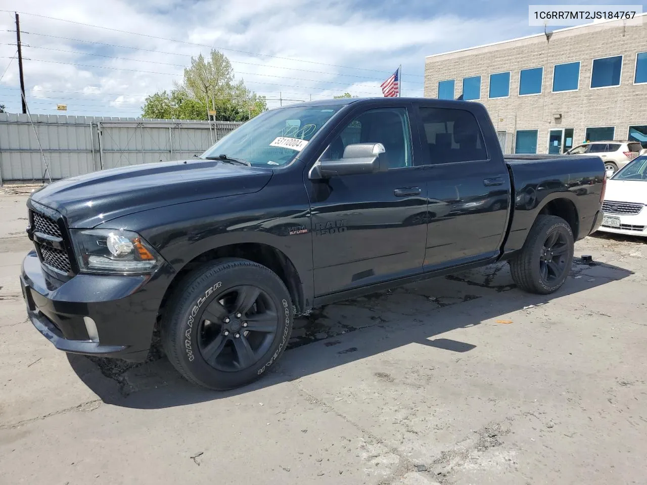 2018 Ram 1500 Sport VIN: 1C6RR7MT2JS184767 Lot: 53110004