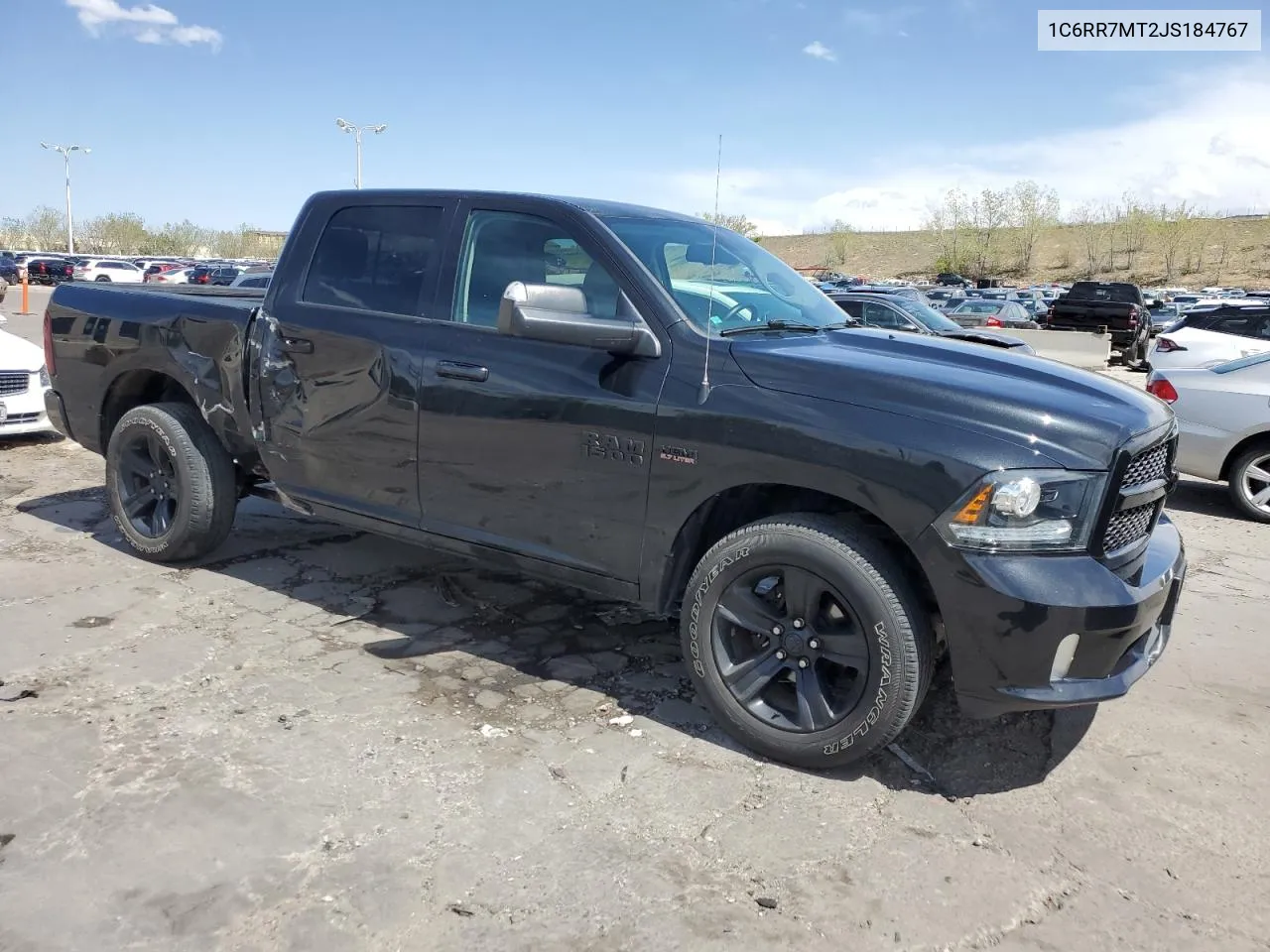 2018 Ram 1500 Sport VIN: 1C6RR7MT2JS184767 Lot: 53110004