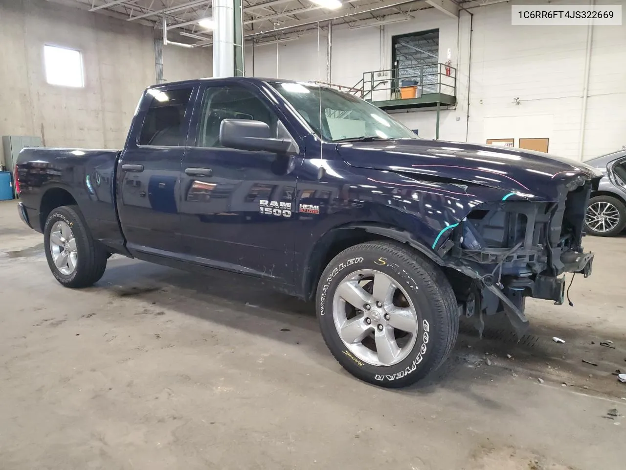 1C6RR6FT4JS322669 2018 Ram 1500 St