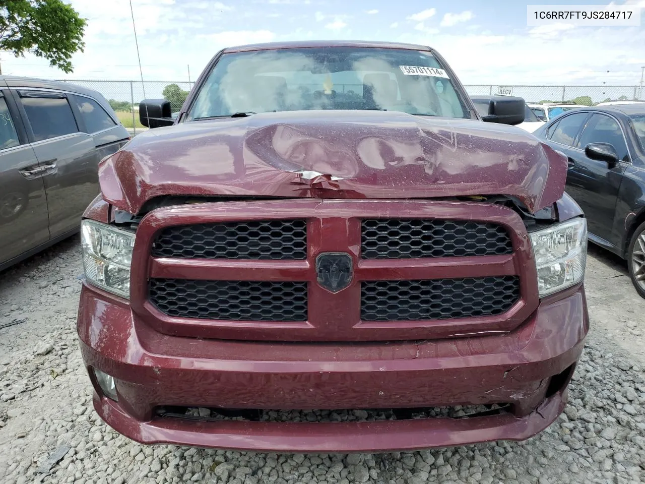 1C6RR7FT9JS284717 2018 Ram 1500 St