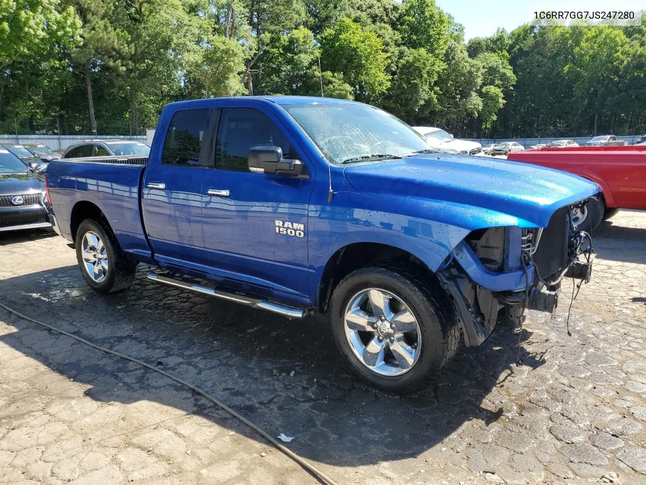 2018 Ram 1500 Slt VIN: 1C6RR7GG7JS247280 Lot: 56321714