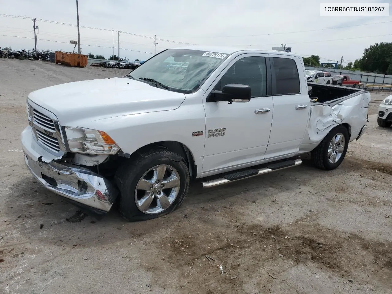 2018 Ram 1500 Slt VIN: 1C6RR6GT8JS105267 Lot: 58259174