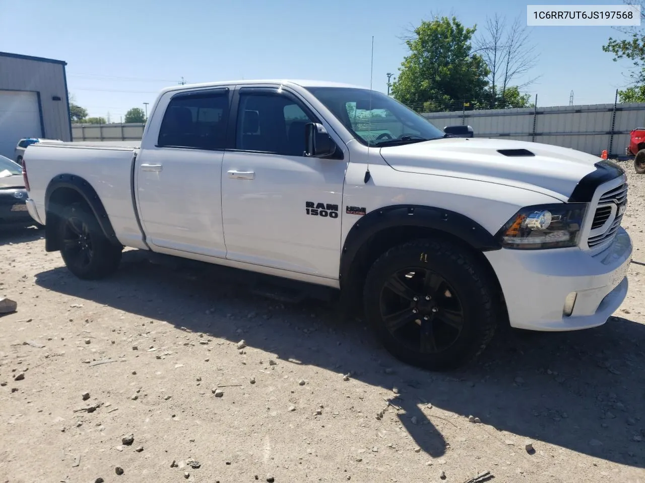 2018 Ram 1500 Sport VIN: 1C6RR7UT6JS197568 Lot: 58298364