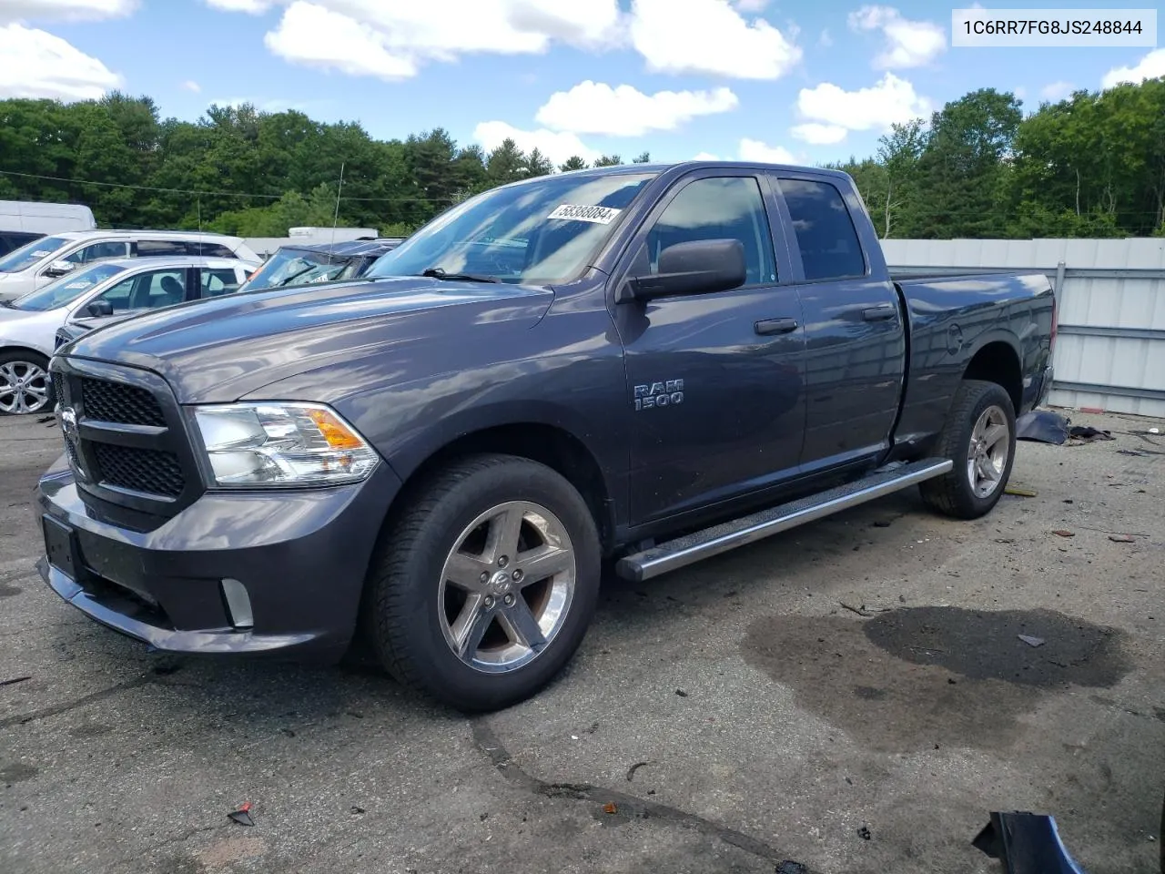 2018 Ram 1500 St VIN: 1C6RR7FG8JS248844 Lot: 58388084