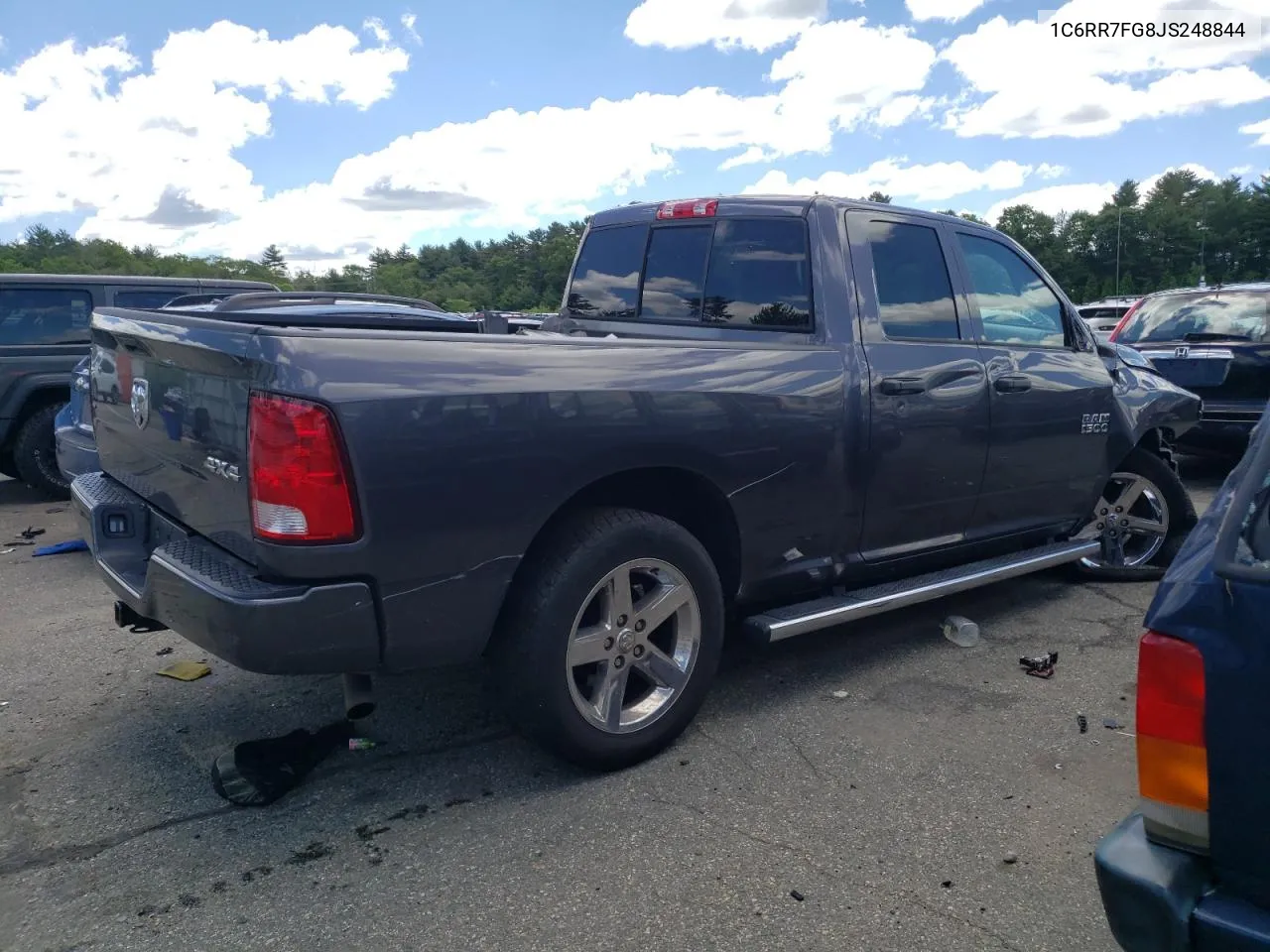 2018 Ram 1500 St VIN: 1C6RR7FG8JS248844 Lot: 58388084