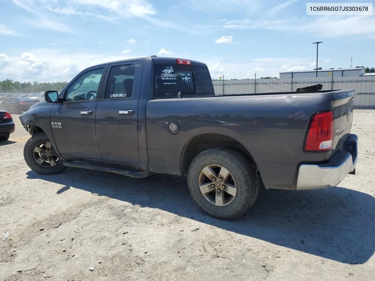 2018 Ram 1500 Slt VIN: 1C6RR6GG7JS303678 Lot: 58513084