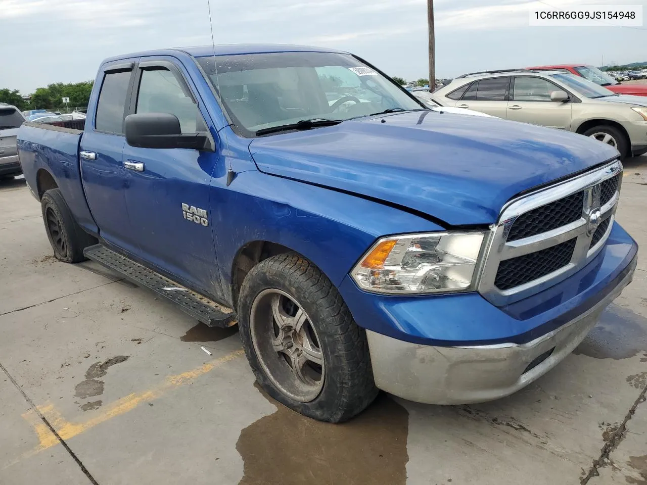 2018 Ram 1500 Slt VIN: 1C6RR6GG9JS154948 Lot: 58889204