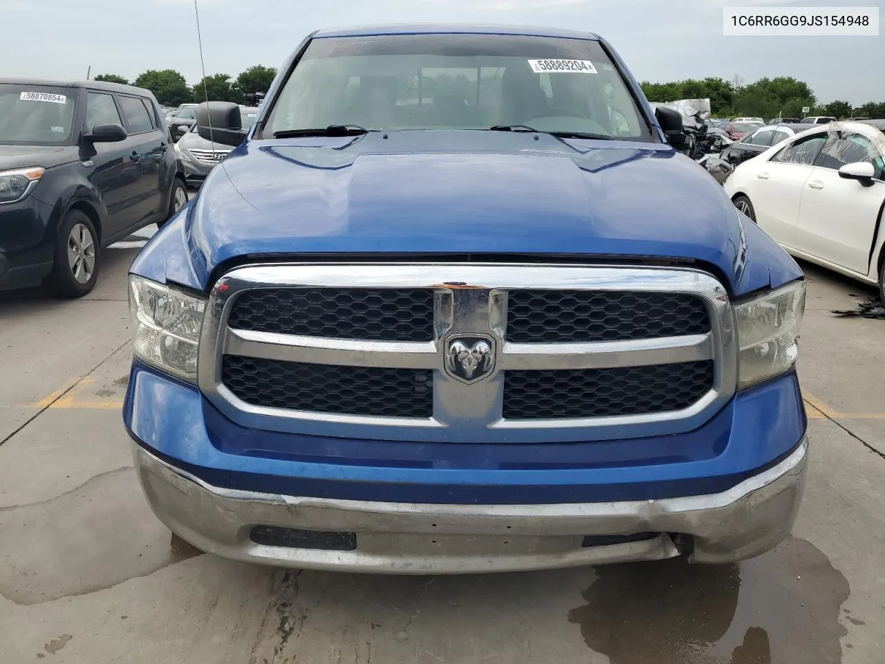 2018 Ram 1500 Slt VIN: 1C6RR6GG9JS154948 Lot: 58889204