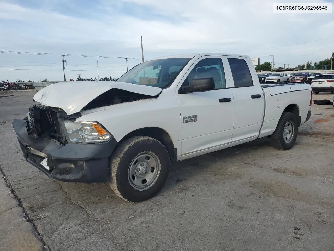 2018 Ram 1500 St VIN: 1C6RR6FG6JS296546 Lot: 58894394