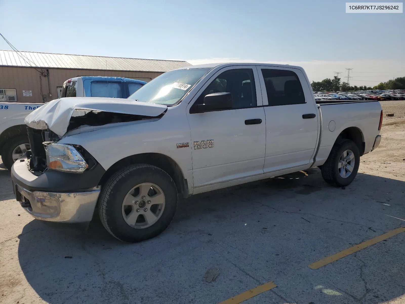 2018 Ram 1500 St VIN: 1C6RR7KT7JS296242 Lot: 59110914