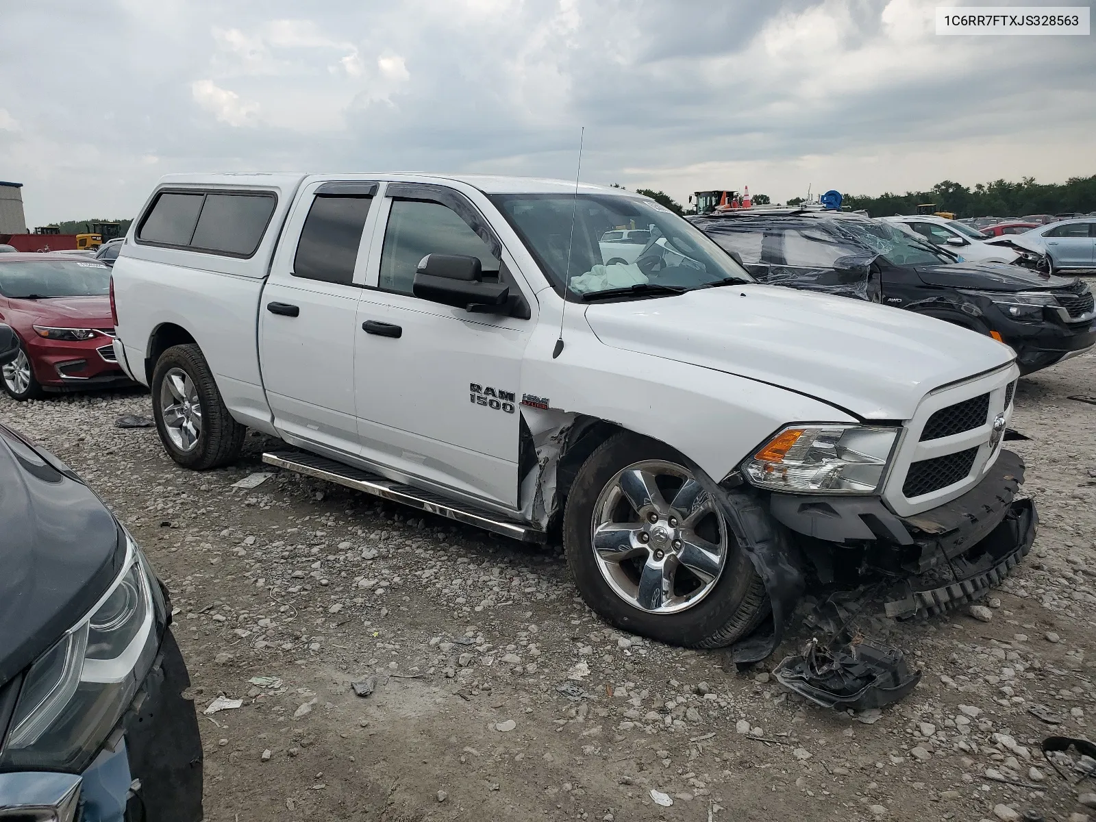 2018 Ram 1500 St VIN: 1C6RR7FTXJS328563 Lot: 62503014