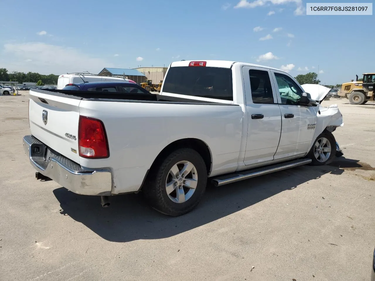 2018 Ram 1500 St VIN: 1C6RR7FG8JS281097 Lot: 63538934