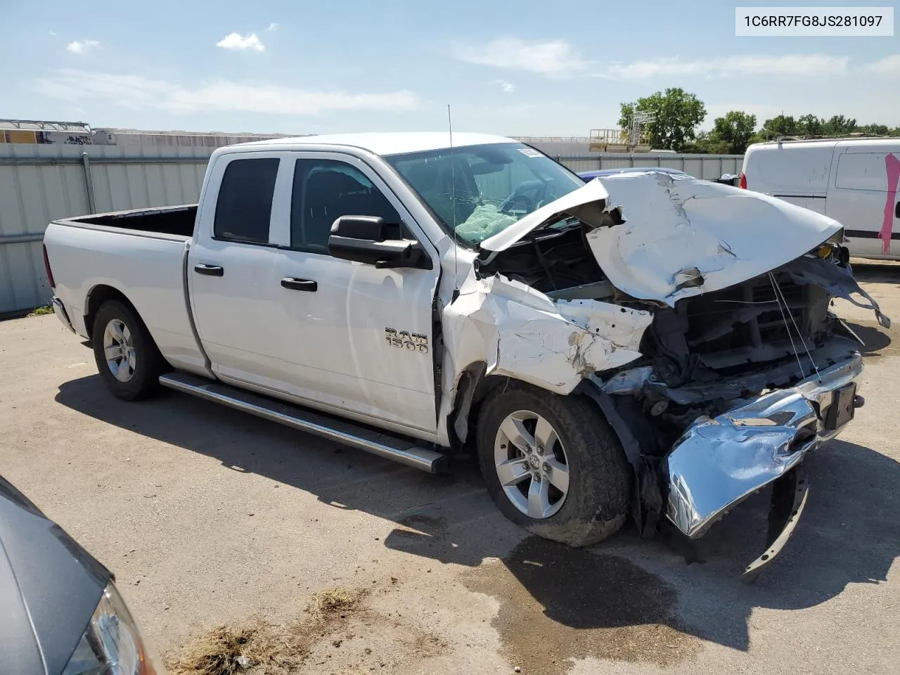 2018 Ram 1500 St VIN: 1C6RR7FG8JS281097 Lot: 63538934