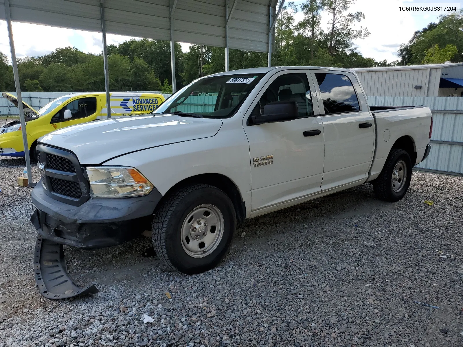 2018 Ram 1500 St VIN: 1C6RR6KG0JS317204 Lot: 63817574