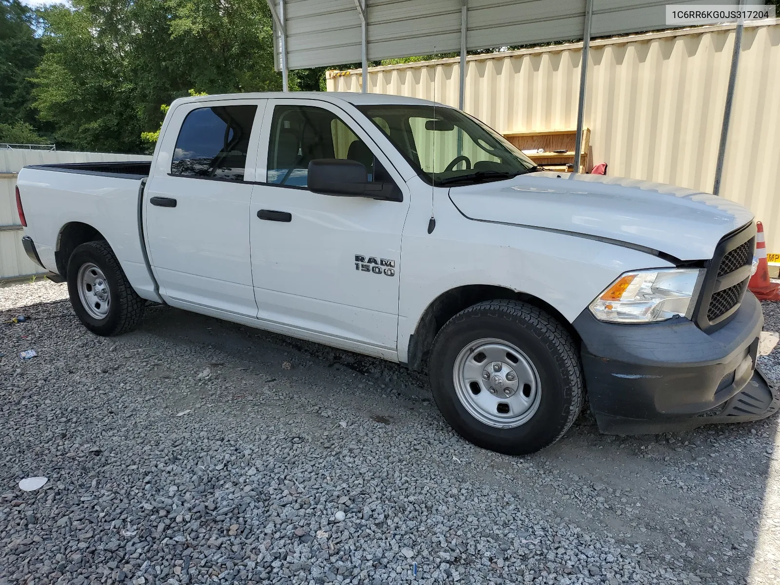 2018 Ram 1500 St VIN: 1C6RR6KG0JS317204 Lot: 63817574