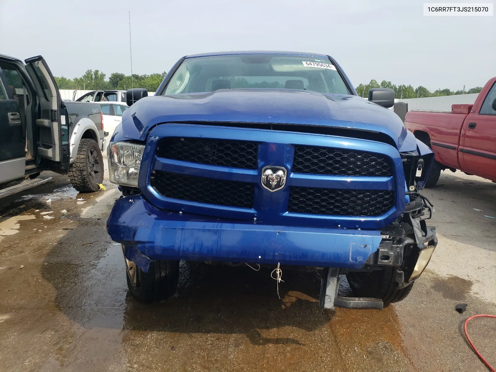 2018 Ram 1500 St VIN: 1C6RR7FT3JS215070 Lot: 64795634