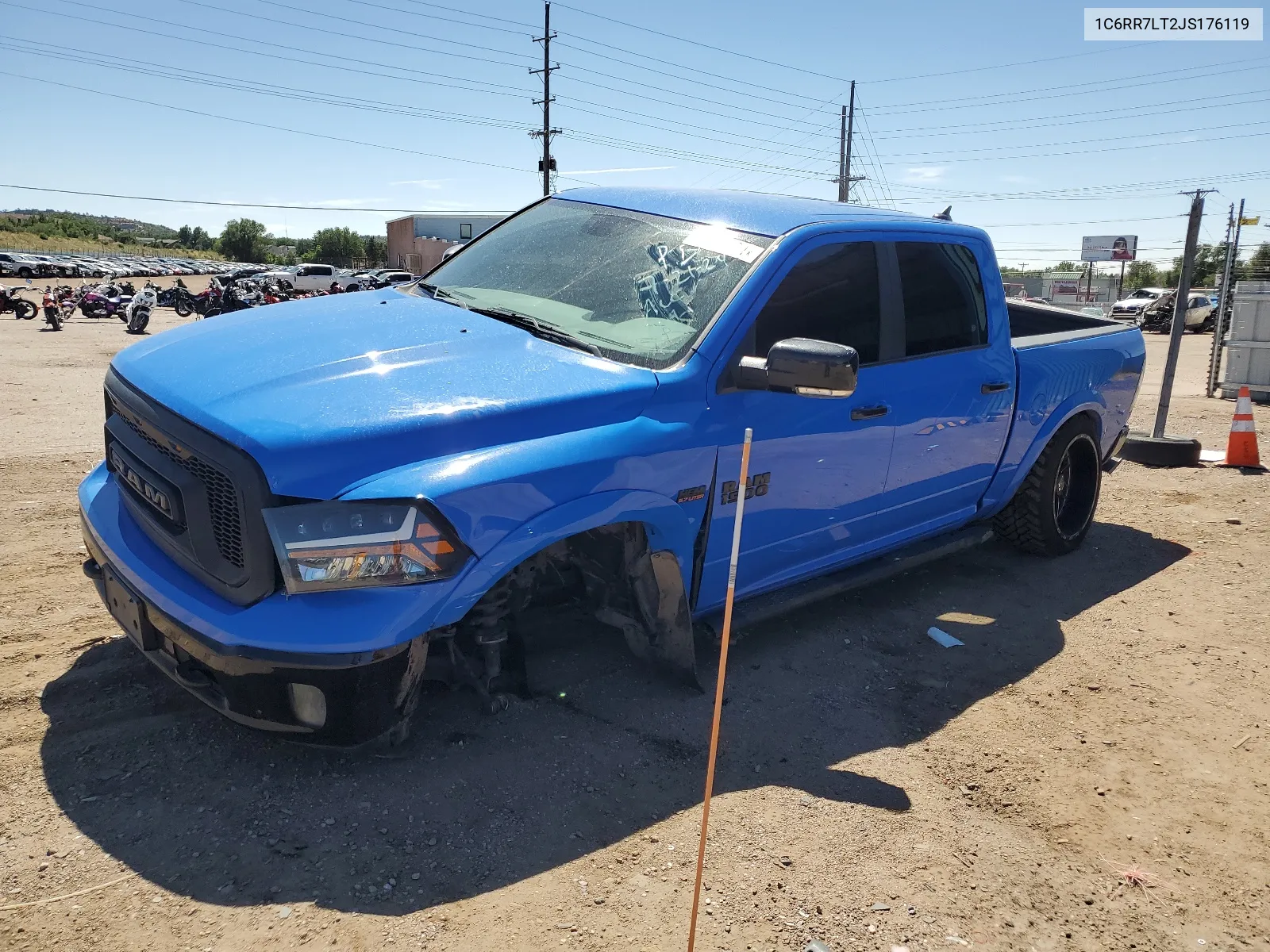 1C6RR7LT2JS176119 2018 Ram 1500 Slt