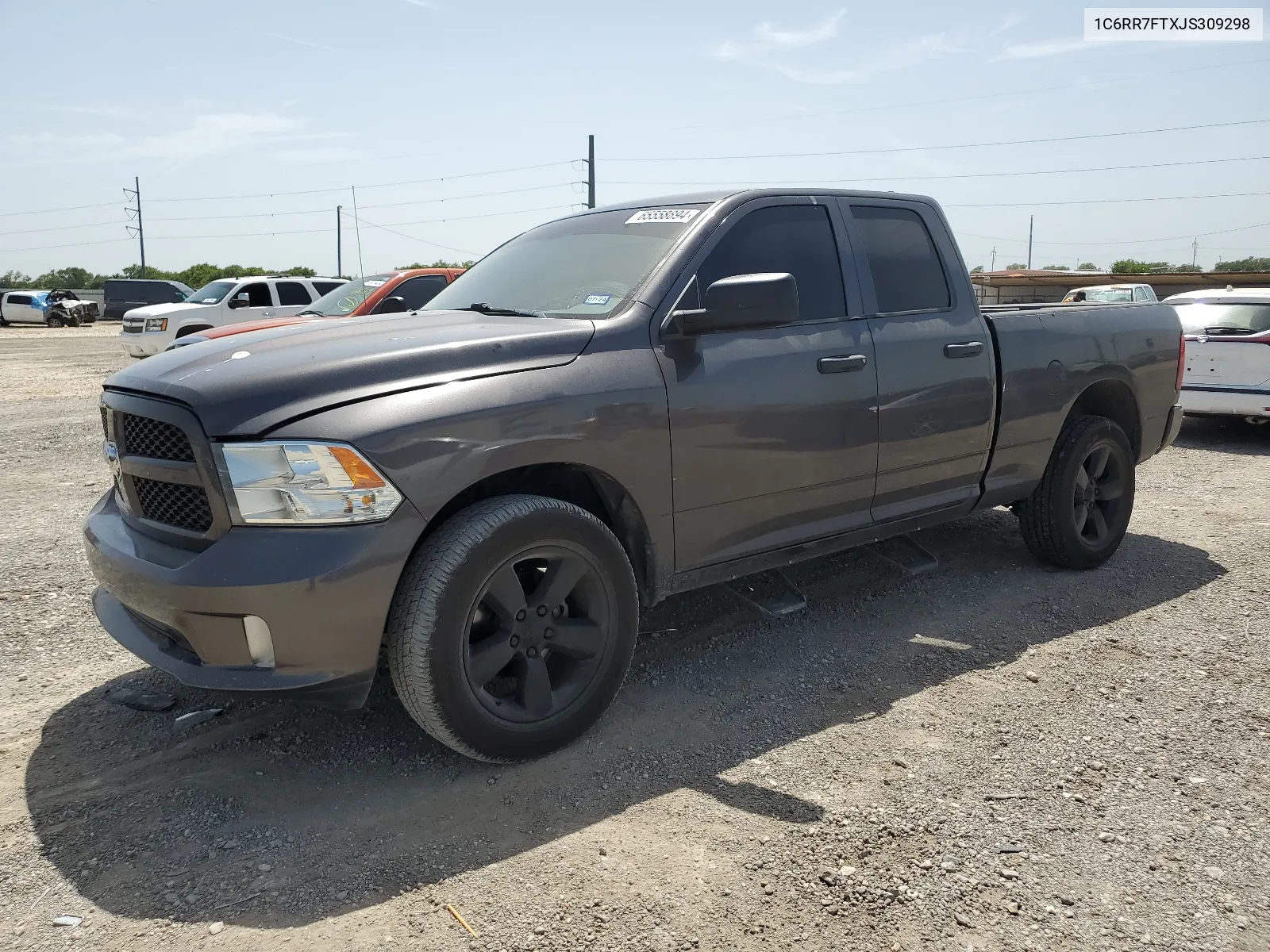 2018 Ram 1500 St VIN: 1C6RR7FTXJS309298 Lot: 65558894