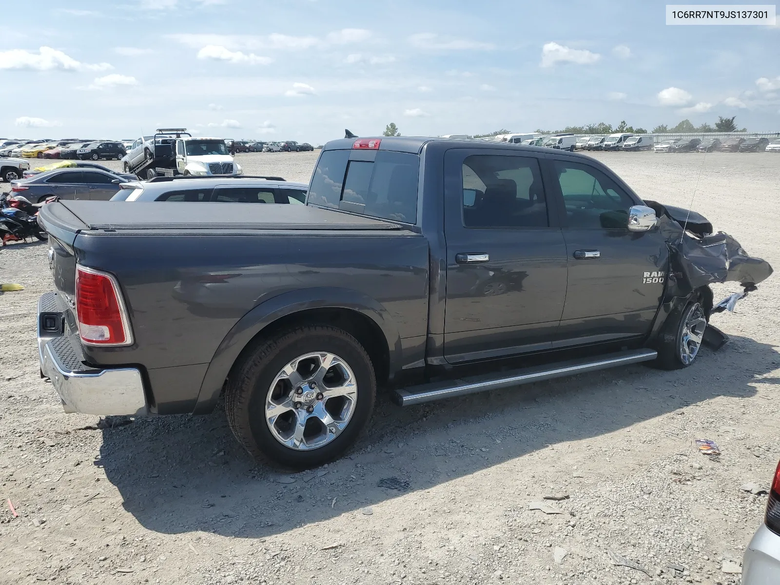 2018 Ram 1500 Laramie VIN: 1C6RR7NT9JS137301 Lot: 65882874