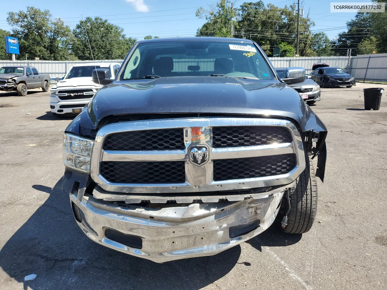 2018 Ram 1500 St VIN: 1C6RR6KG0JS177252 Lot: 65900124