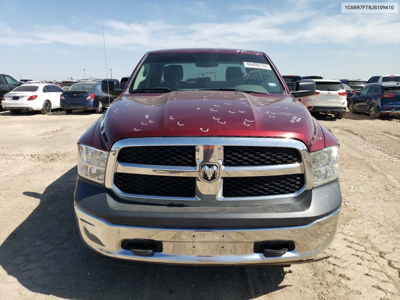 2018 Ram 1500 St VIN: 1C6RR7FT8JS109410 Lot: 66409174