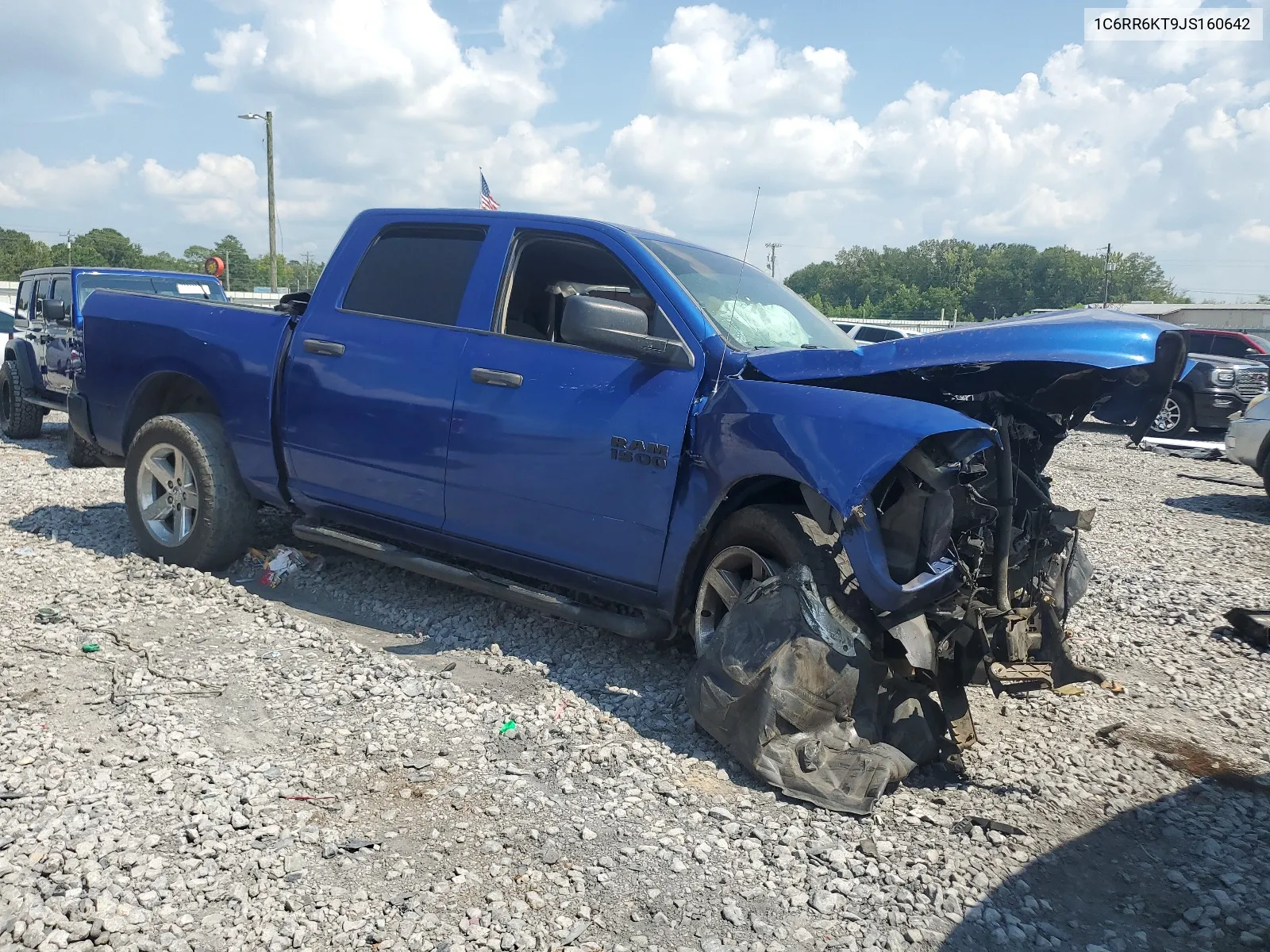 2018 Ram 1500 St VIN: 1C6RR6KT9JS160642 Lot: 66529634