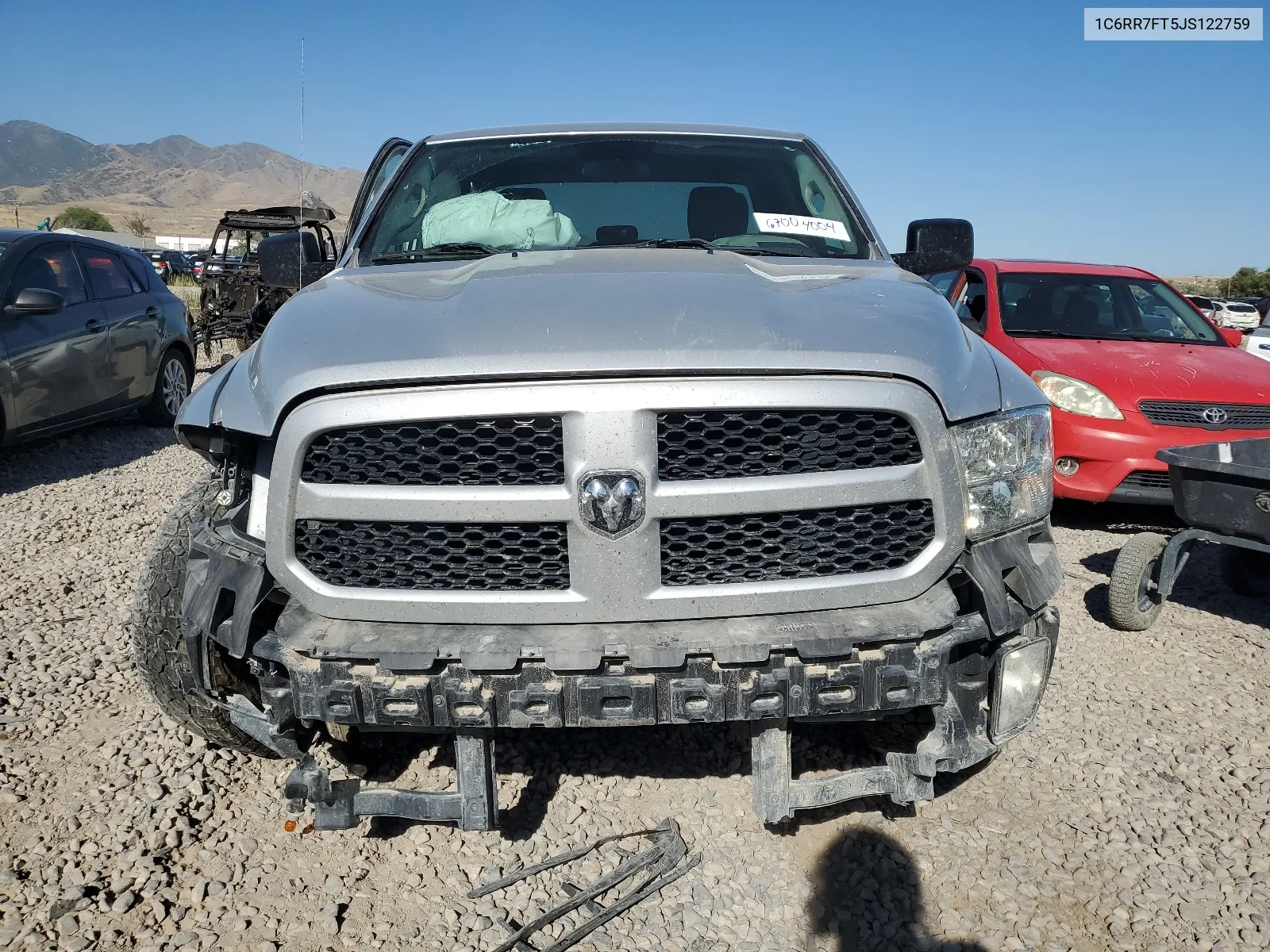 2018 Ram 1500 St VIN: 1C6RR7FT5JS122759 Lot: 67004004