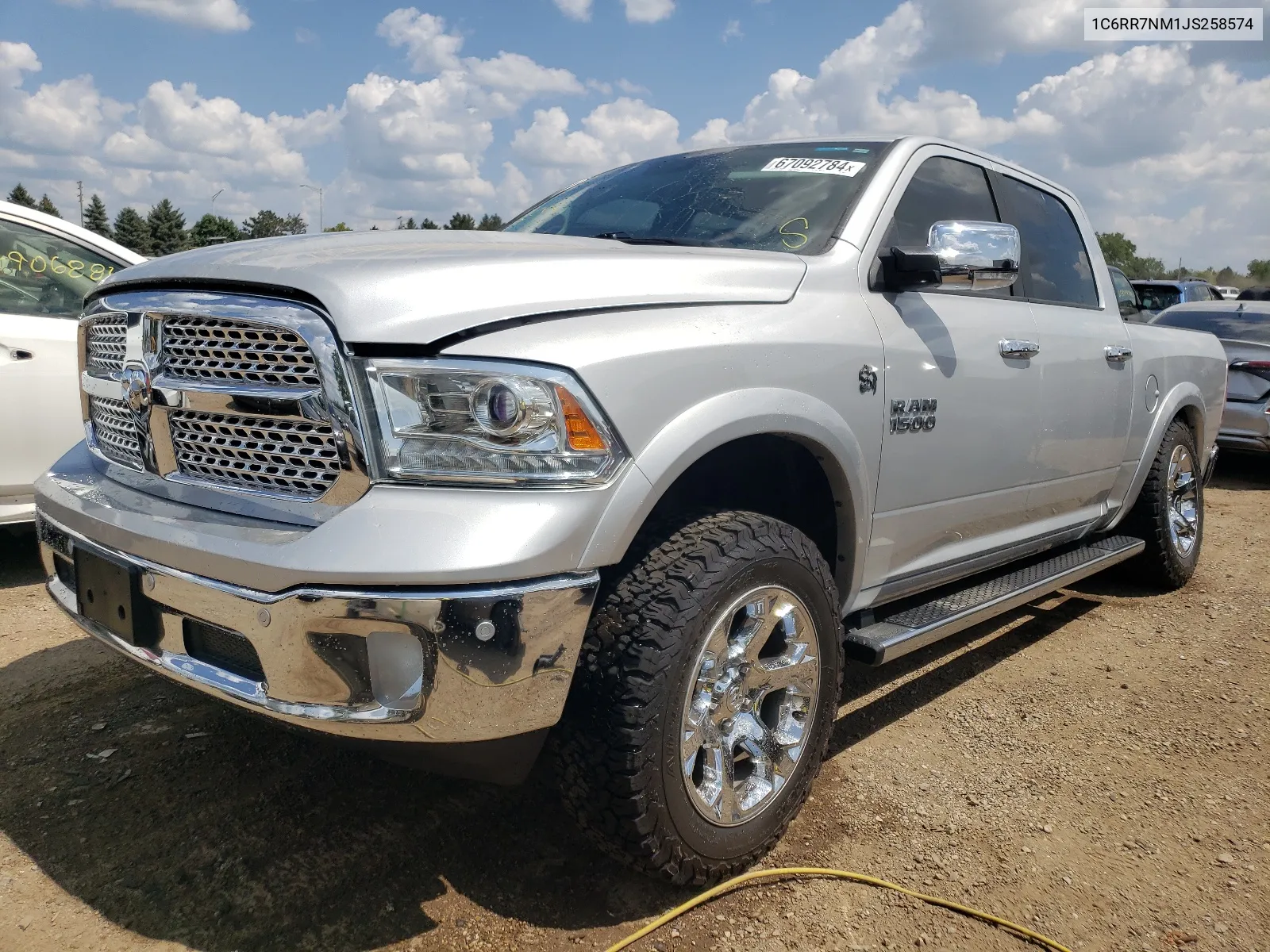 2018 Ram 1500 Laramie VIN: 1C6RR7NM1JS258574 Lot: 67092784